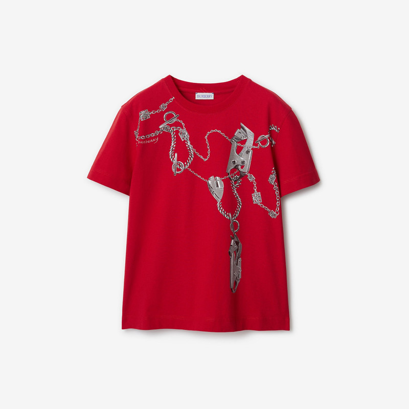 Boxy Knight Hardware Cotton T-shirt 1