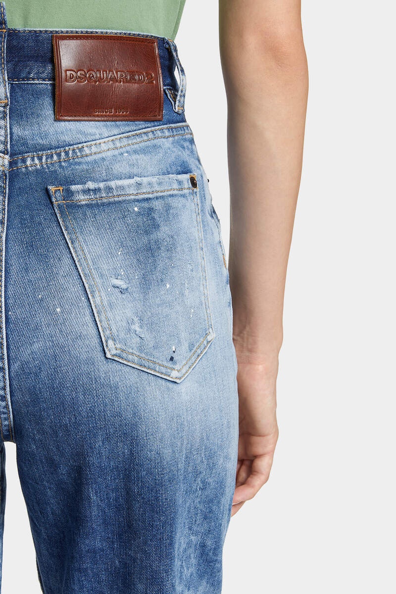 LIGHT SCARFACE WASH '80S JEANS - 6