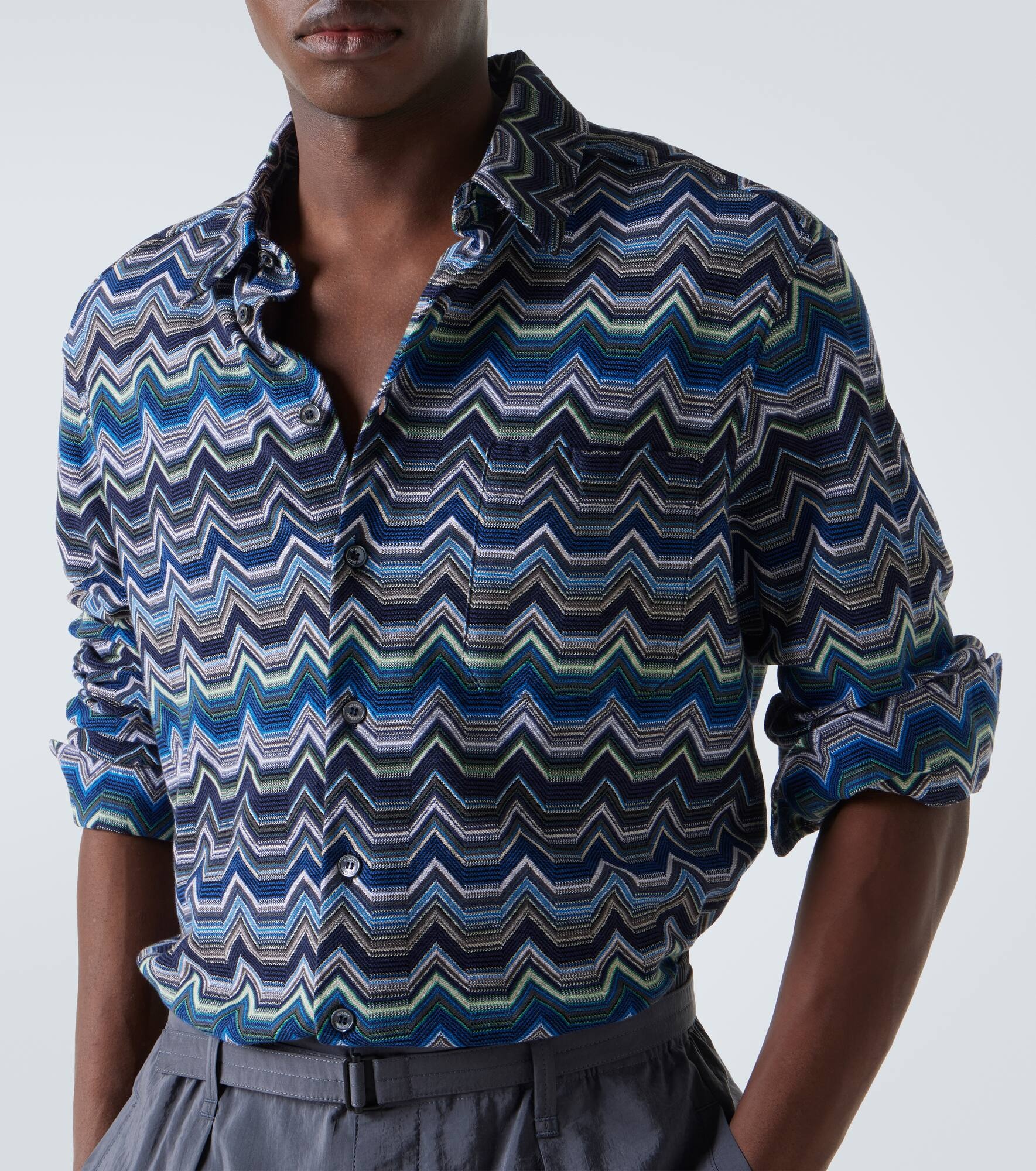 Zigzag cotton shirt - 5