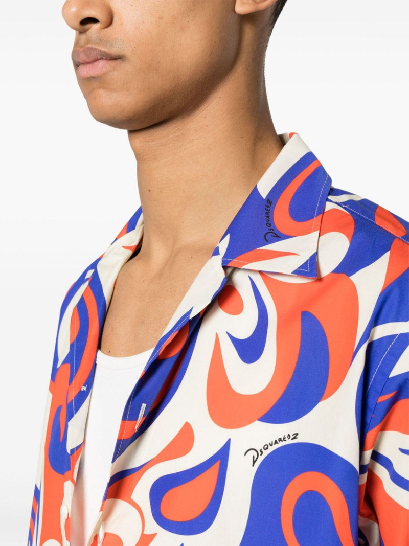 abstract-print shirt 5