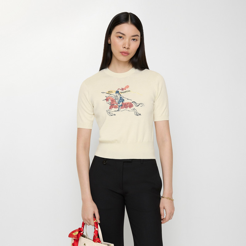Burberry Cross Stitch EKD Wool Top outlook