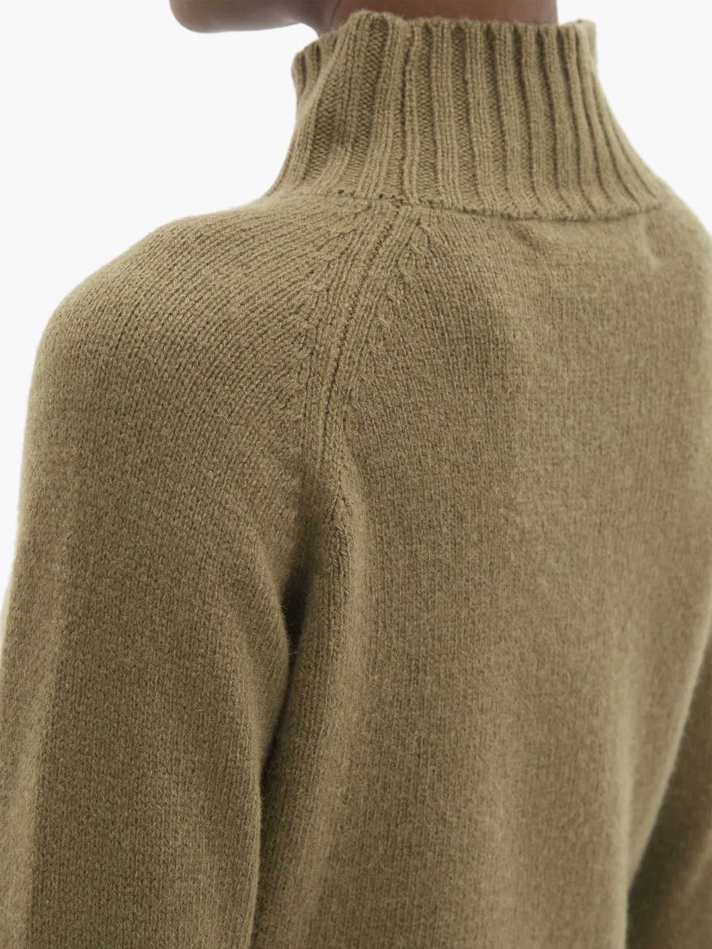 Highland high-neck cashmere sweater - 3