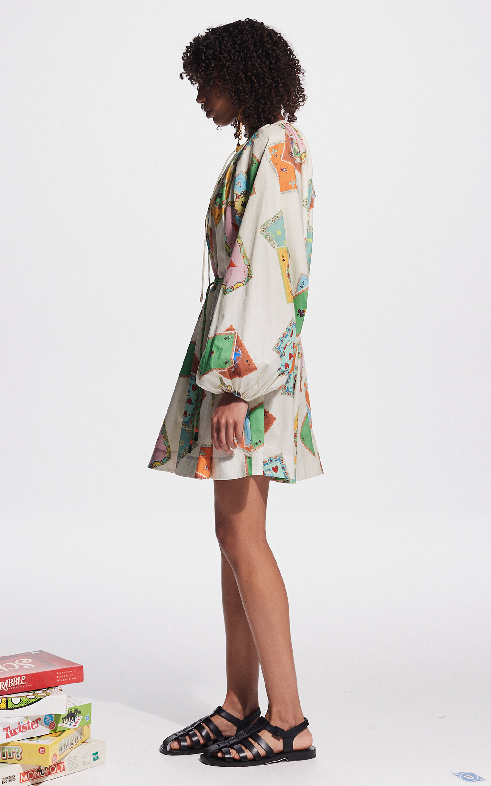 Rummy Printed Organic Cotton Poplin Mini Dress multi - 3