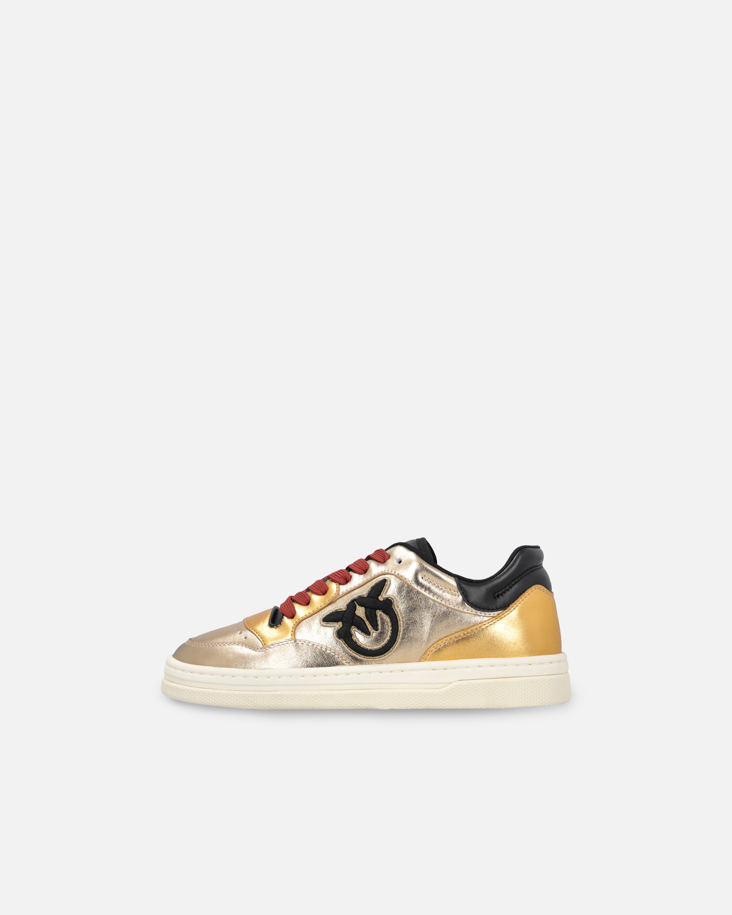LAMINATED SNEAKERS WITH LOGO EMBROIDERY - 5
