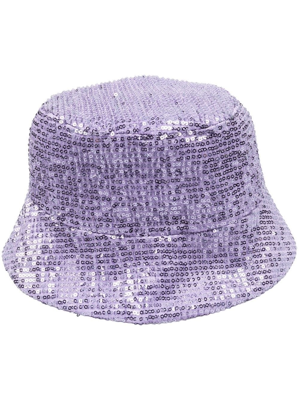 sequin embellished bucket hat - 1