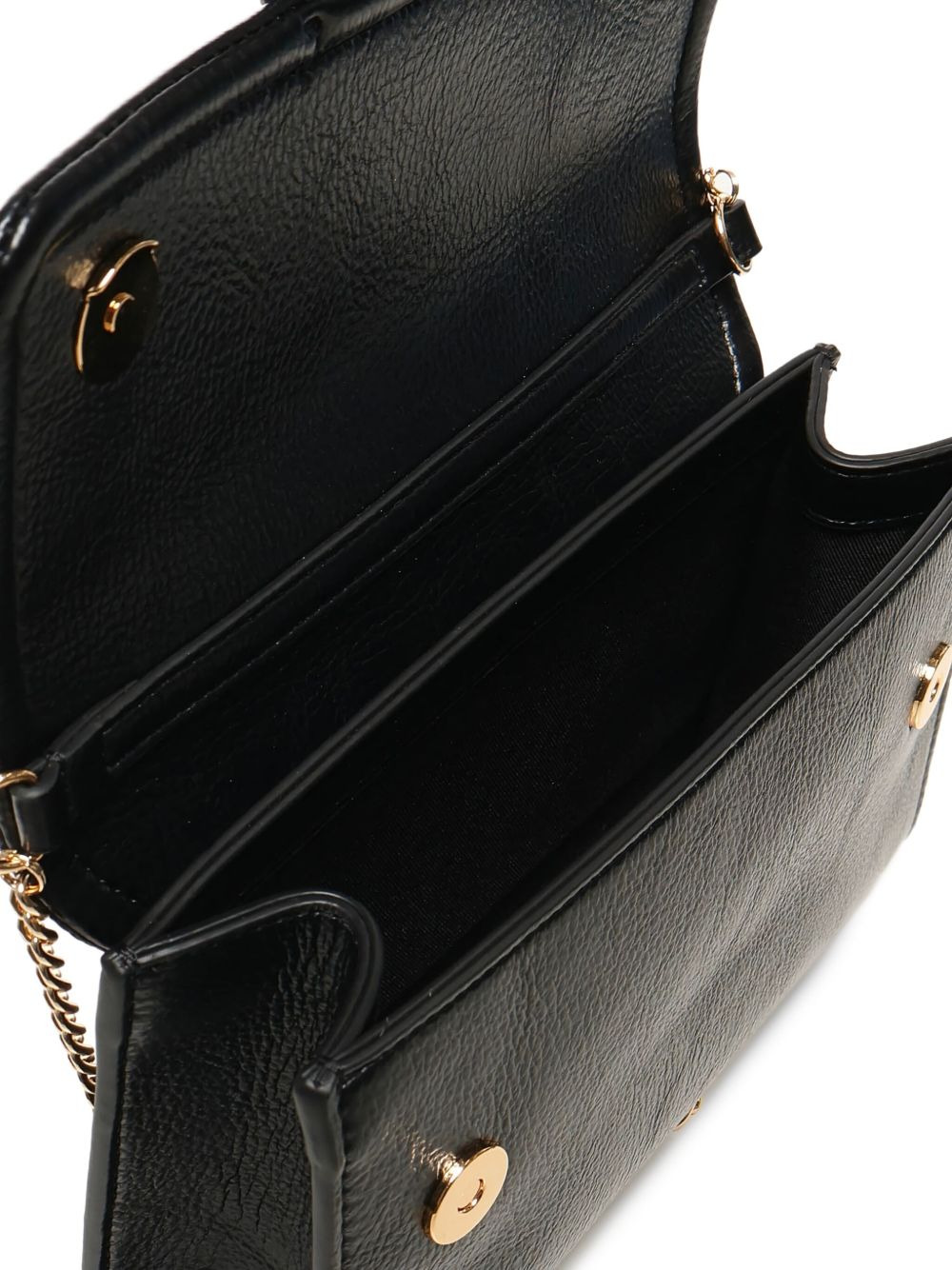 logo-plaque chain shoulder bag - 4