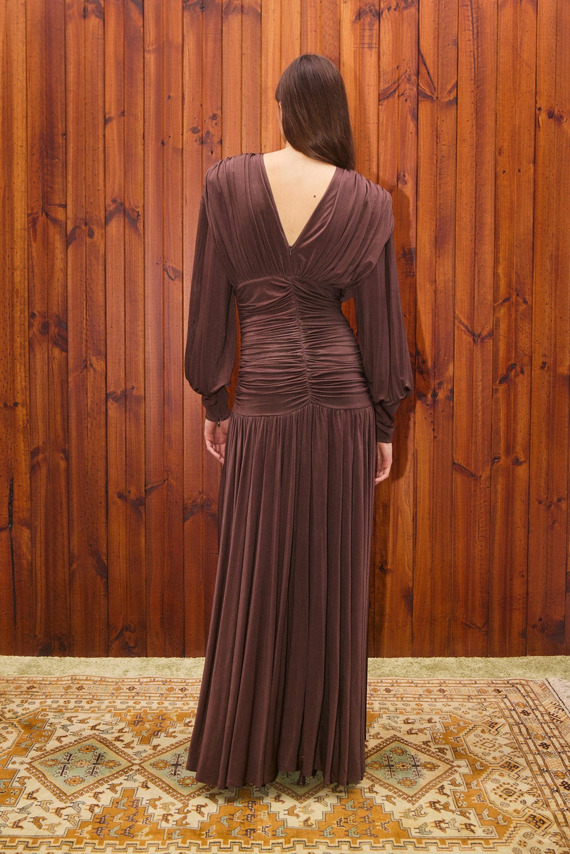 Silvio Ruched Midi Dress 4