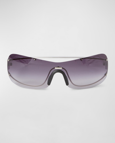 Off-White Men's Big Wharf Shield Sunglasses outlook