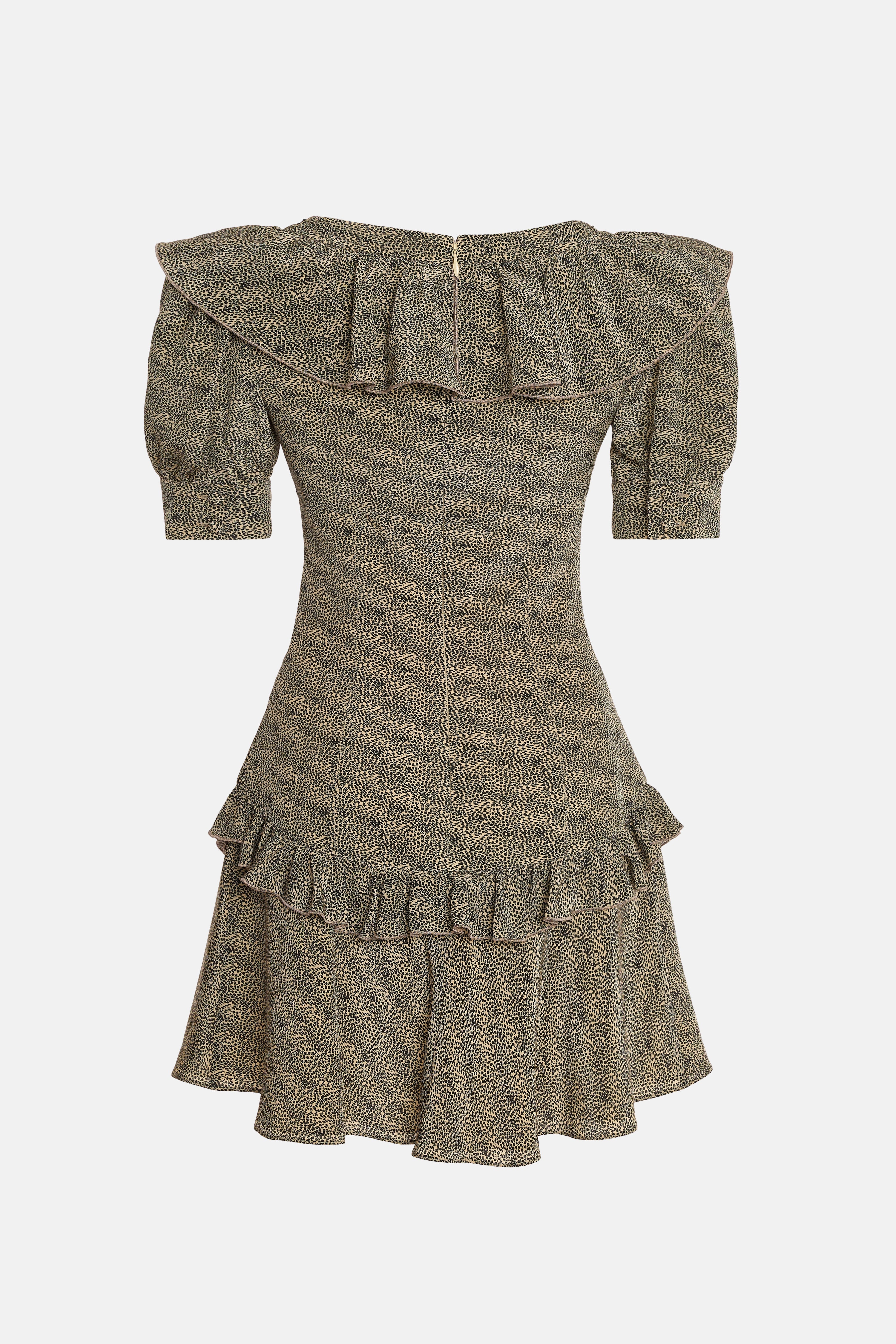 SMALL LEOPARD PRINT MINI DRESS - 2