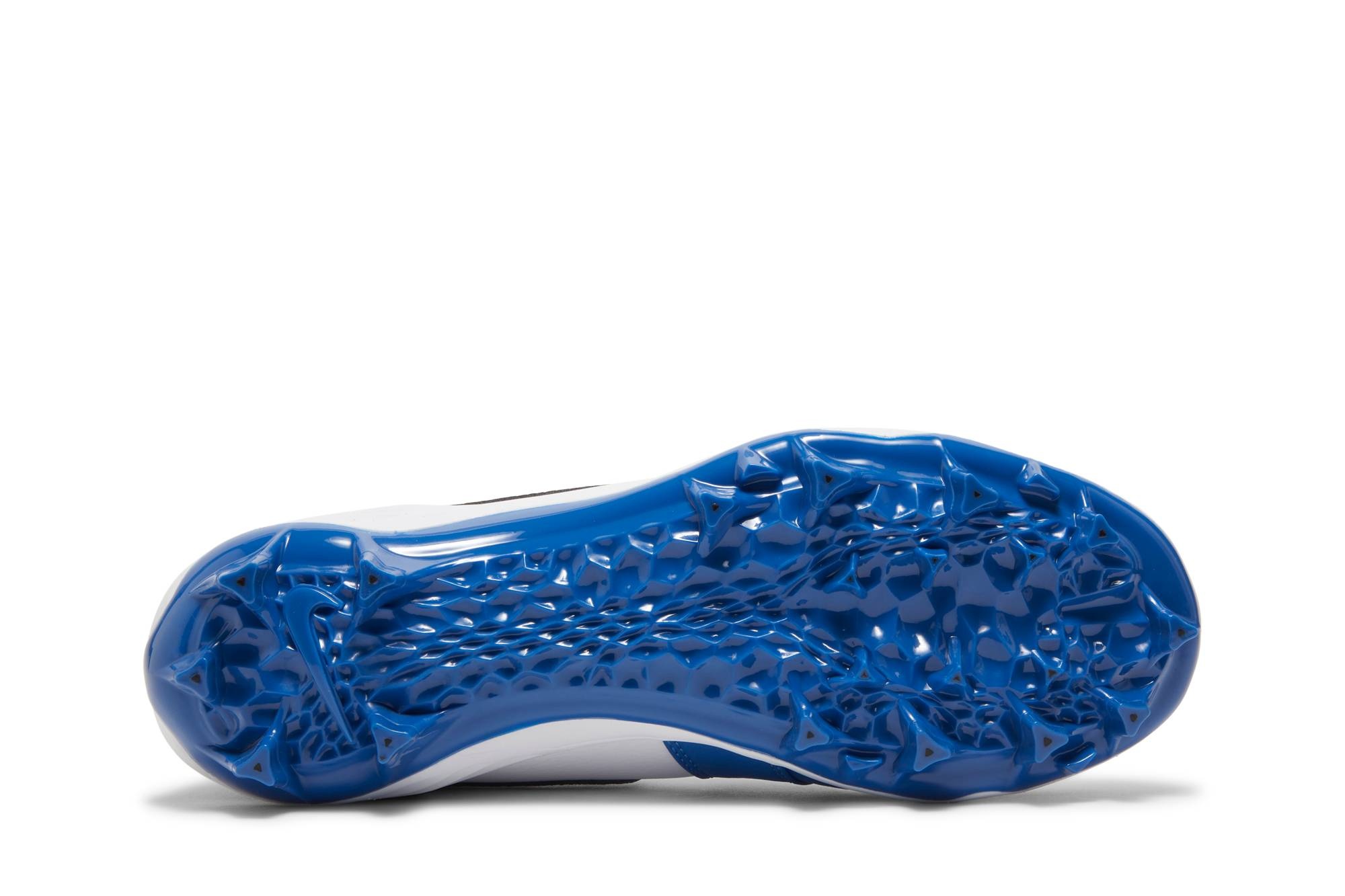 Jordan 1 Mid TD Cleat 'White Black Royal' - 4