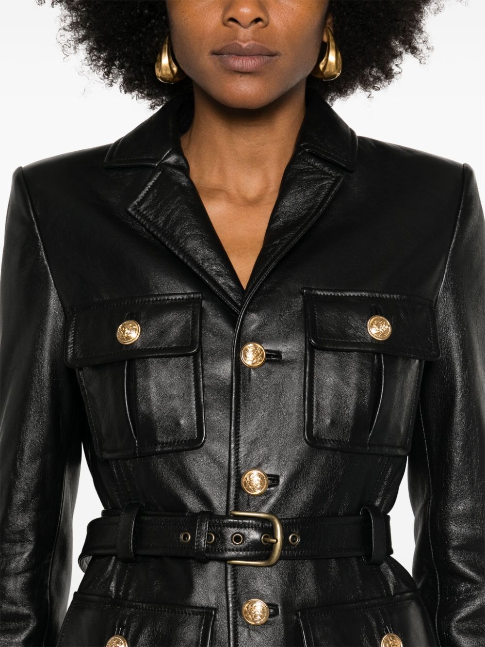 ジャケット Chloe Jackets Chloe - Leather biker jacket Chloe