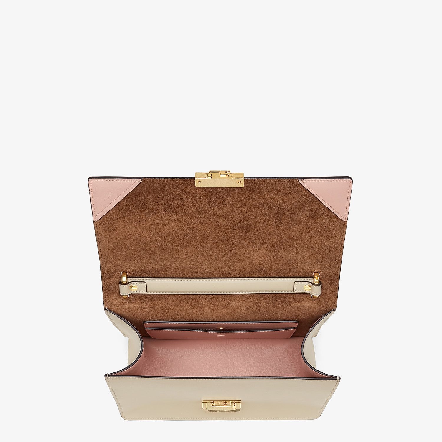 Beige leather bag - 5