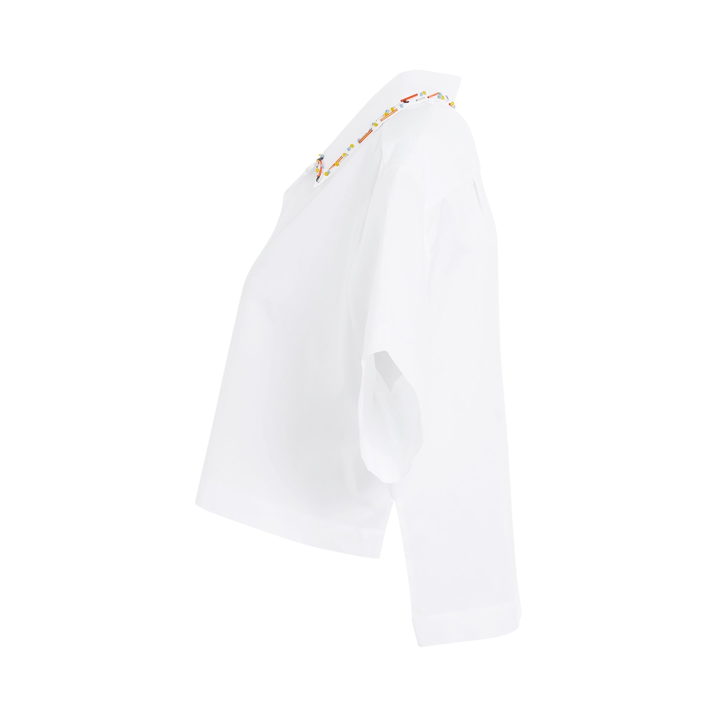 Marni White Cropped Shirt