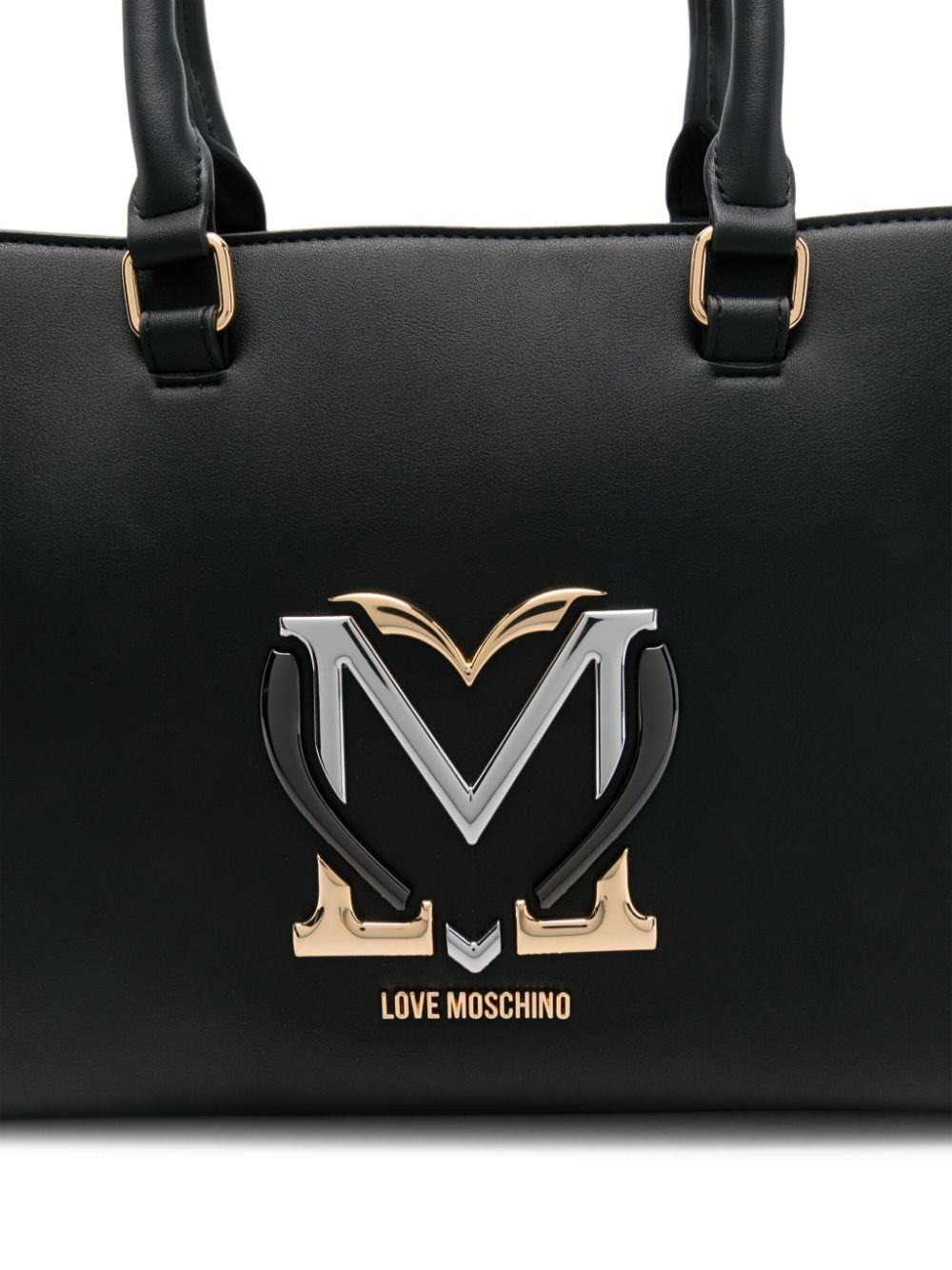 logo-plaque tote bag - 4