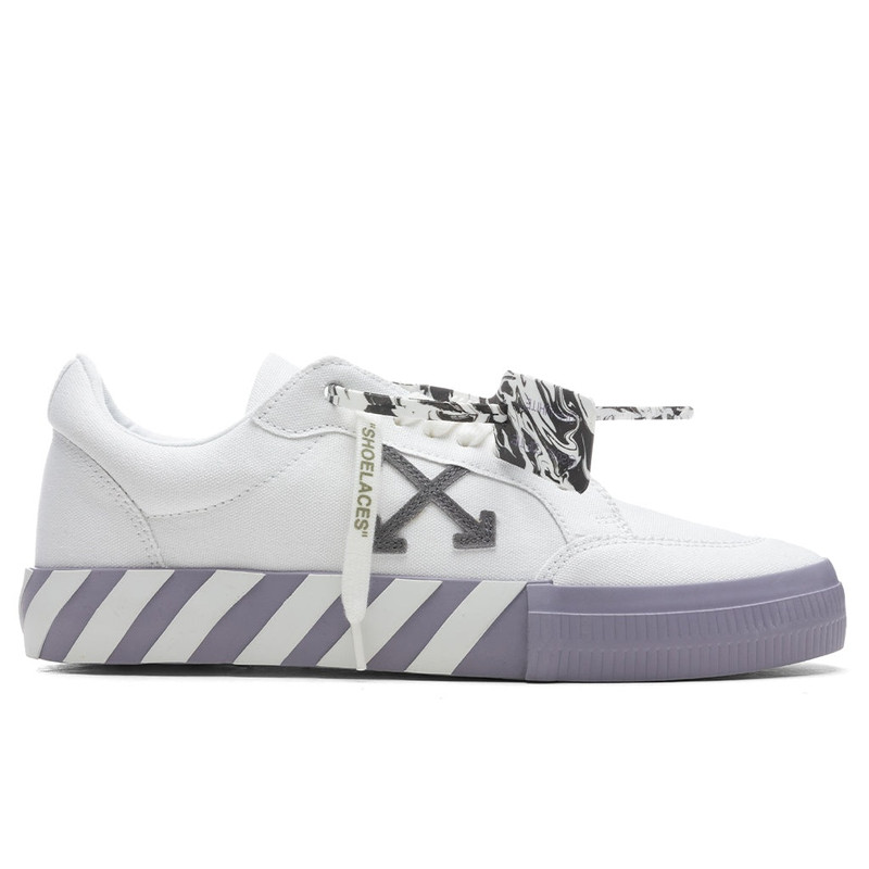 OFF-WHITE C/O VIRGIL ABLOH LOW VULCANIZED ECO CANVAS - WHITE/GREY - 1