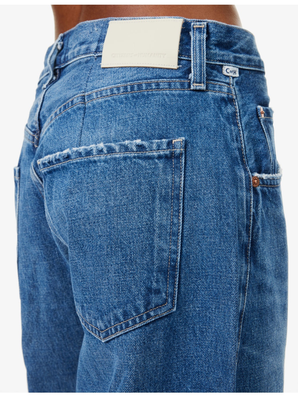 Horseshoe exaggerated barrel-leg organic-cotton jeans - 6