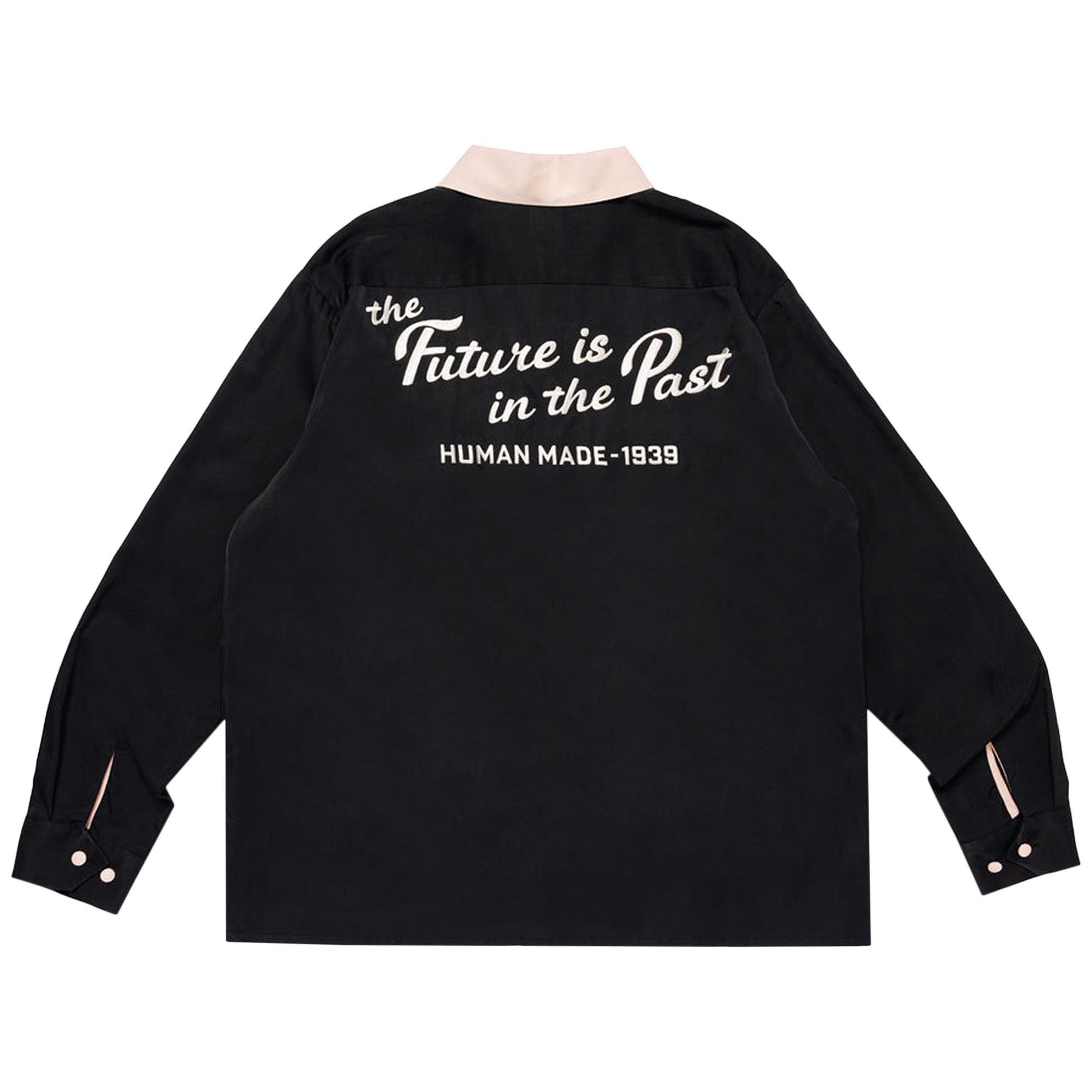 Human Made Open Collar Shirt 'Black' - 2