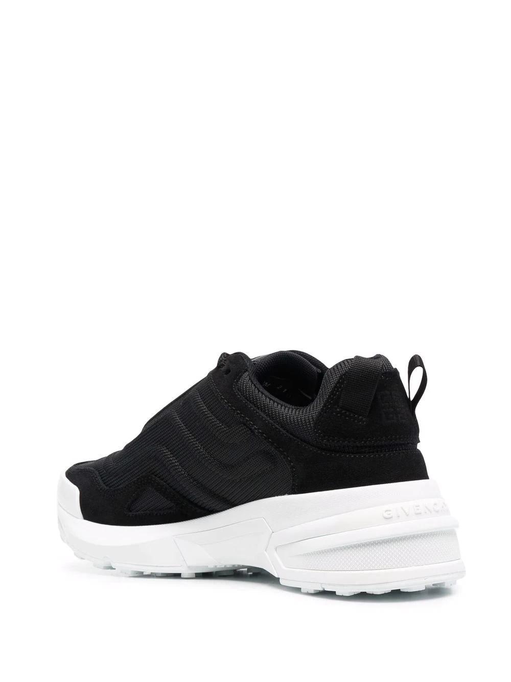 chunky lace-up low-top sneakers - 3