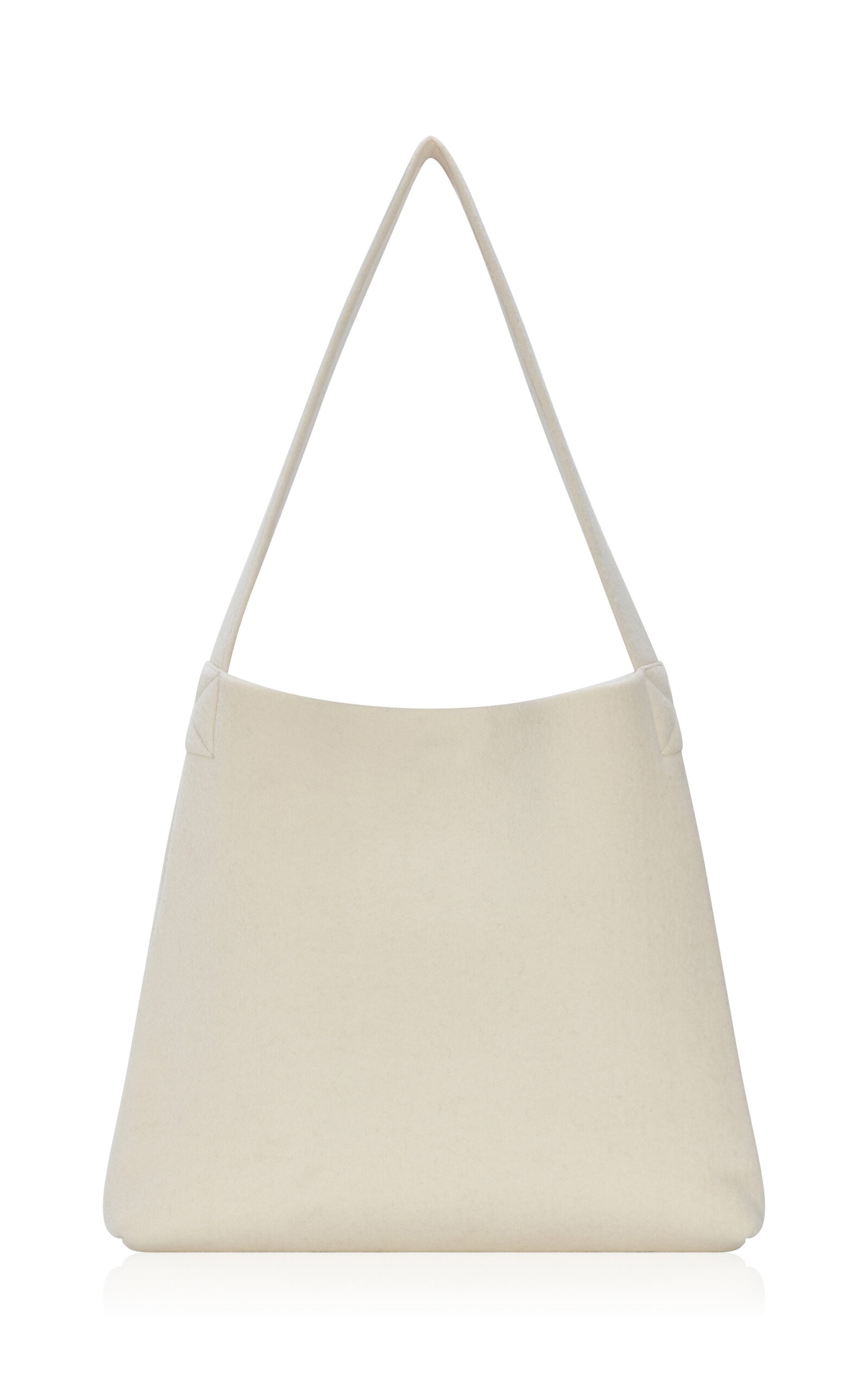 Echo Wool Shoulder Bag white - 1