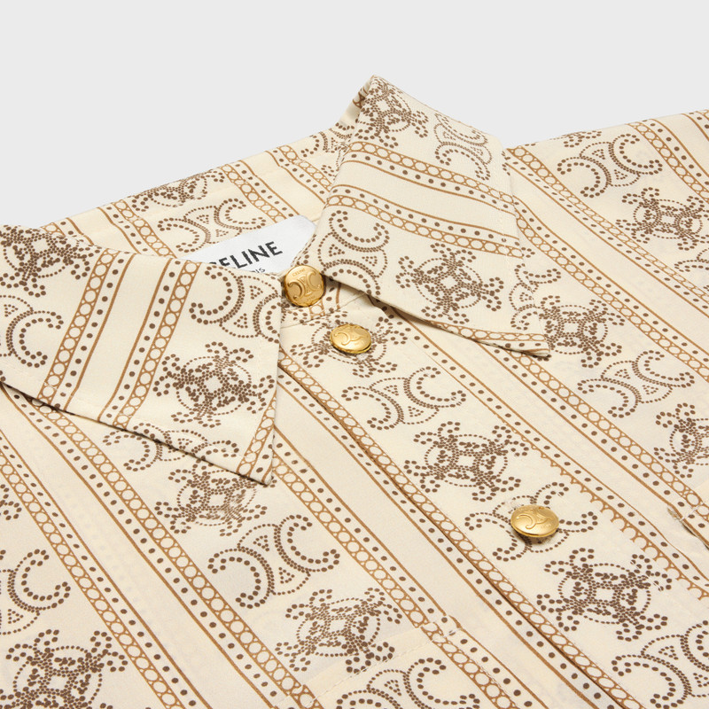 workwear dress in crêpe de chine 3