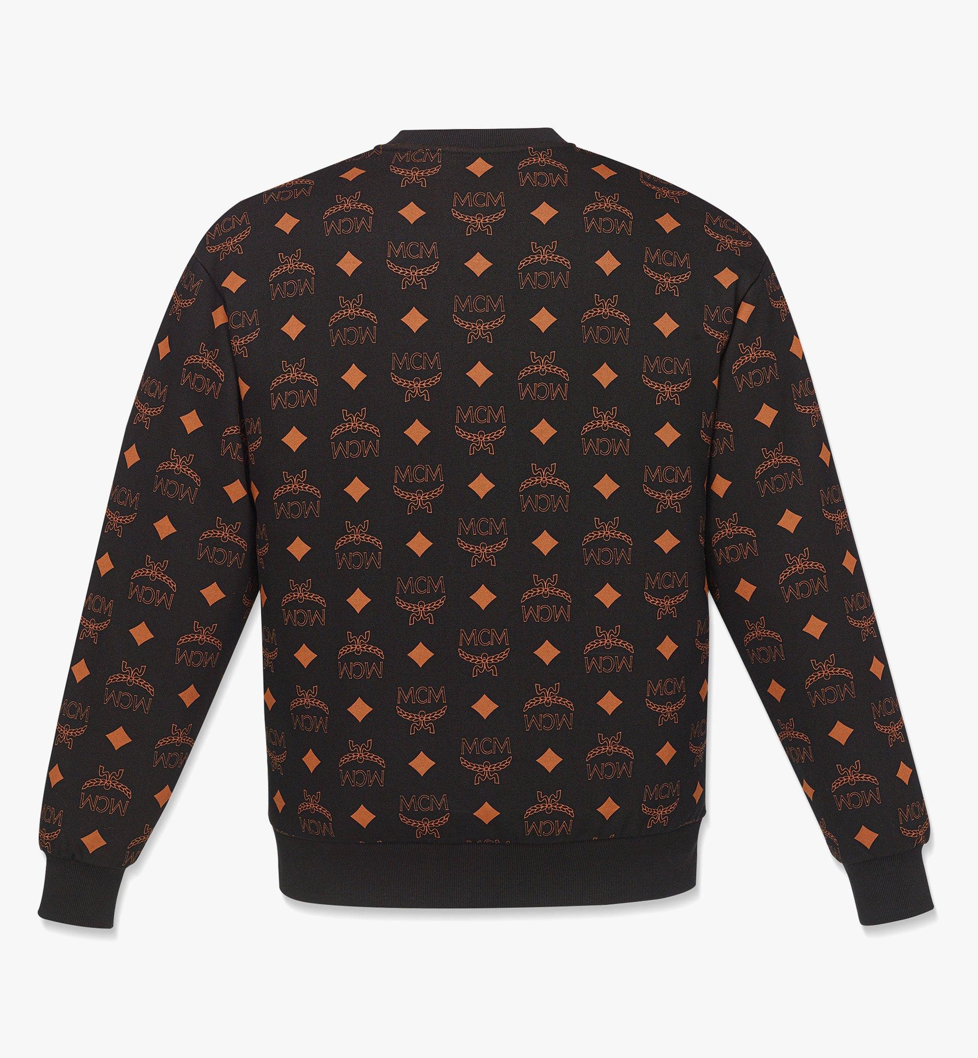 Maxi Monogram Print Sweatshirt in Organic Cotton - 3