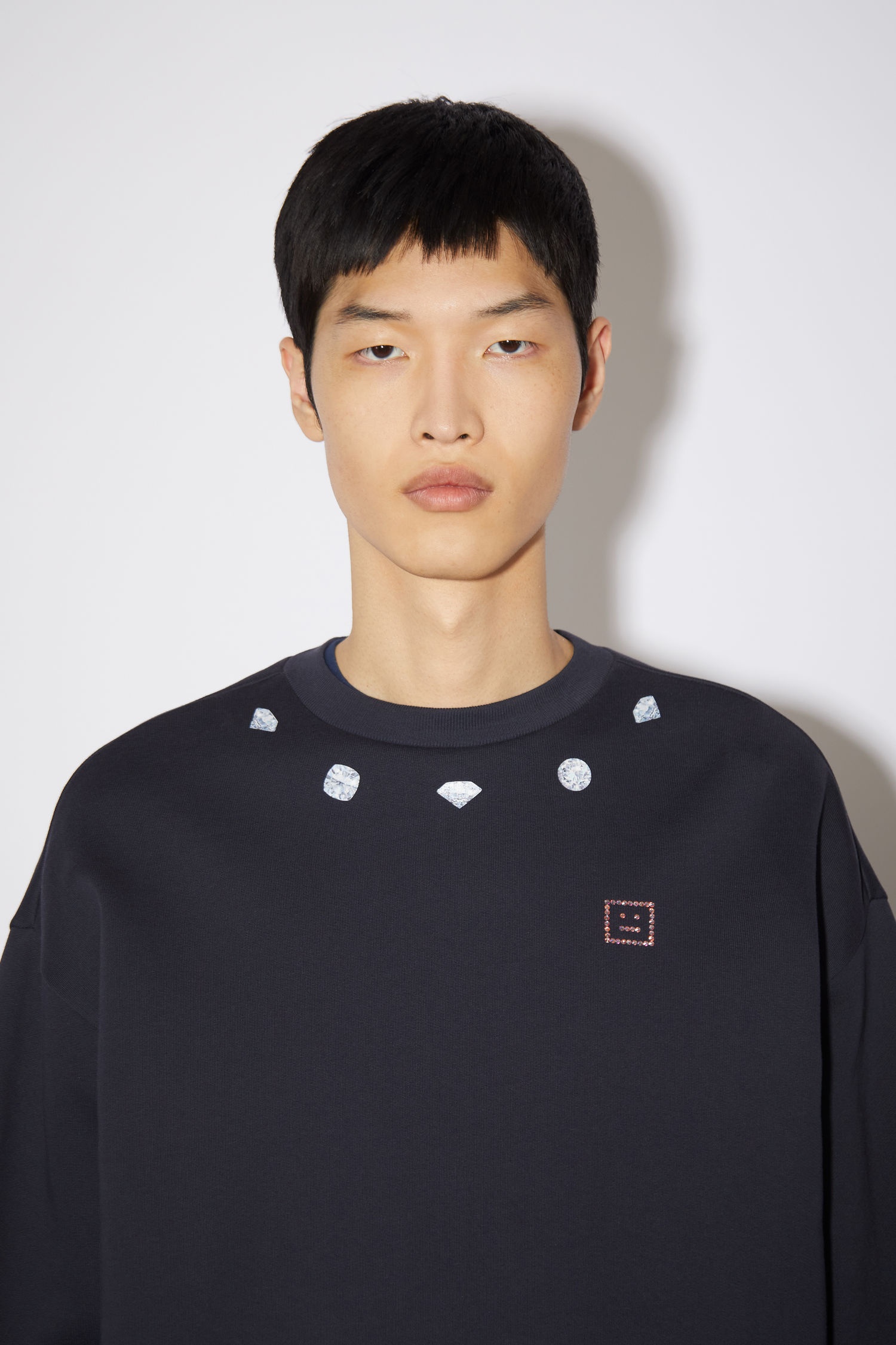 Relaxed sweatshirt - Navy - 5