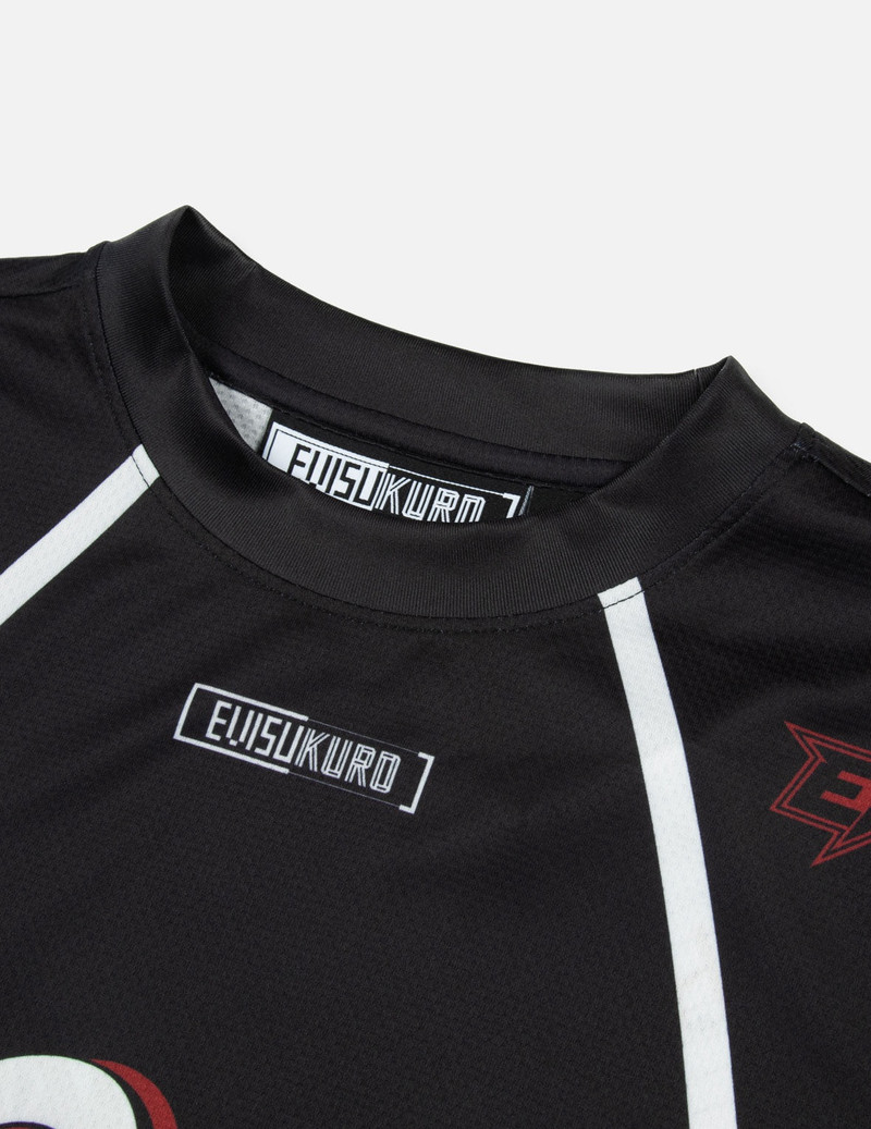 Chrome Fire and Multi-Logo Regular Fit Long-Sleeve Racing T-Shirt 13