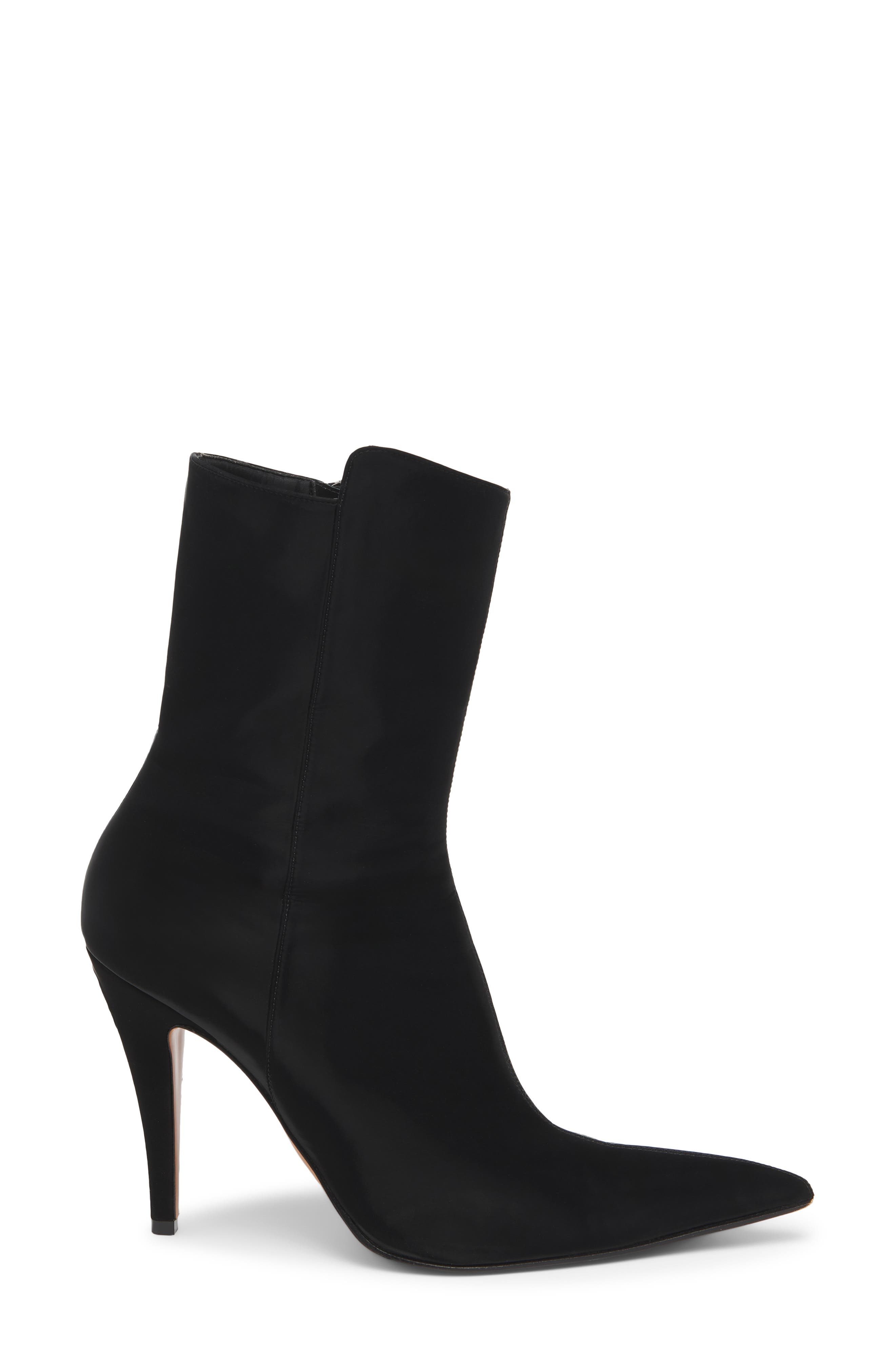 Alexander McQueen Birdee Pointed Toe Bootie in Black at Nordstrom - 3