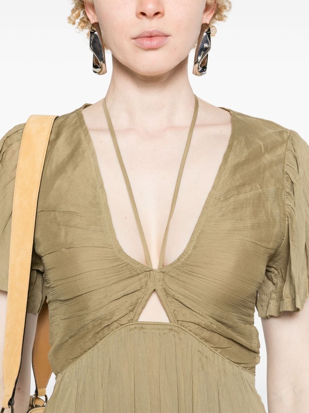 Agathe crepe maxi dress - 5