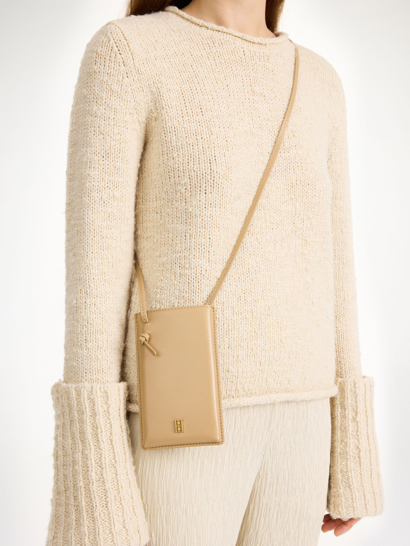 BY MALENE BIRGER Aya Phone leather pouch outlook