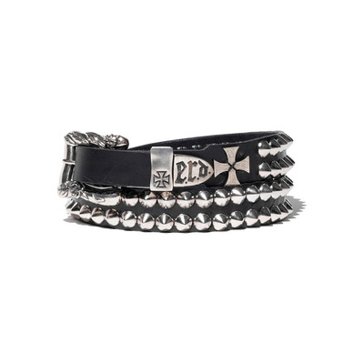 Enfants Riches Déprimés ENFANTS RICHES DEPRIMES Men Cross Studded Belt outlook