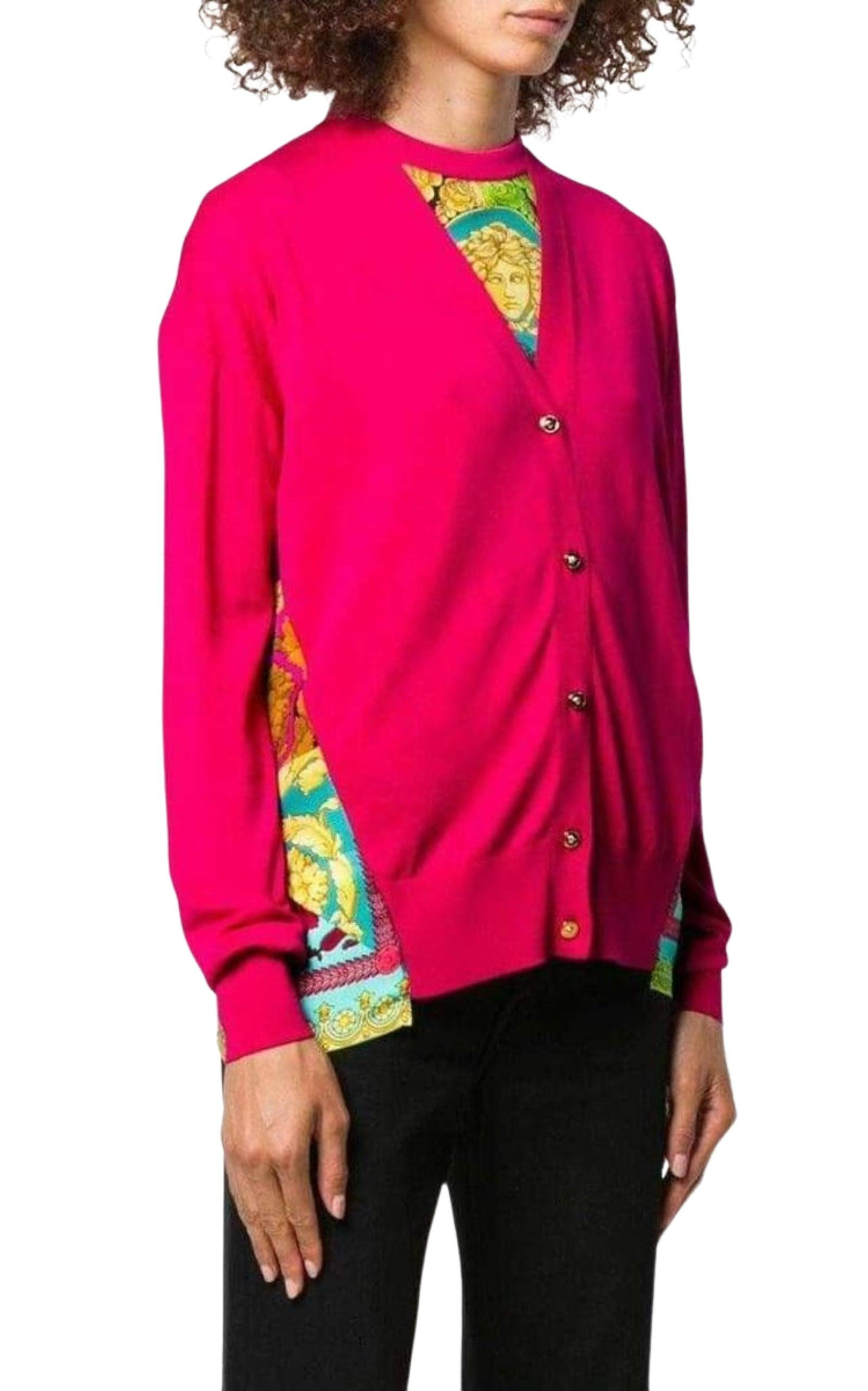 Medusa Print Cardigan - 3