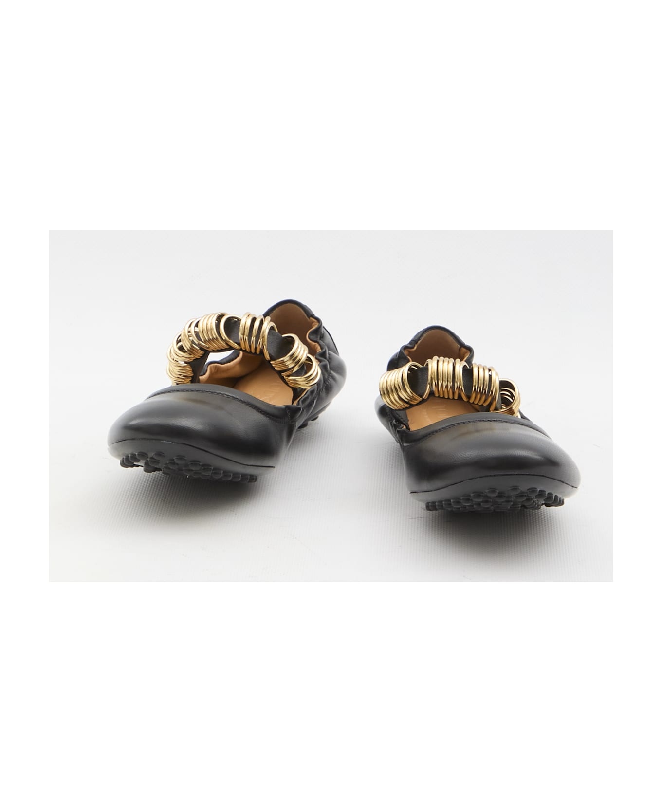 Ballet Flats Wit Eyelets - 5