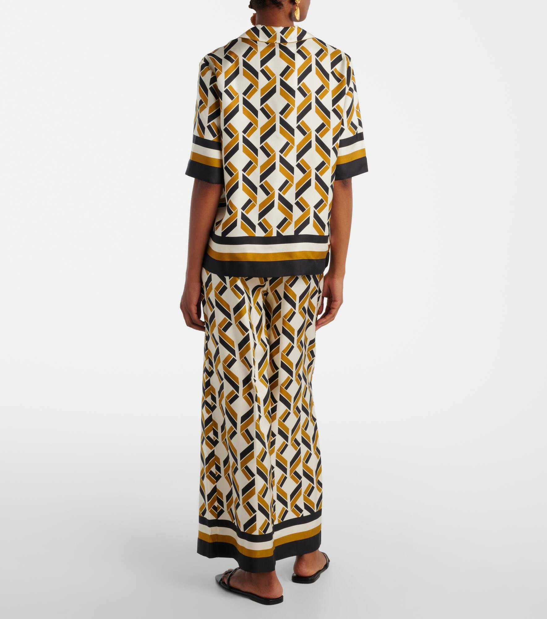 Sonore patterned silk twill shirt - 3