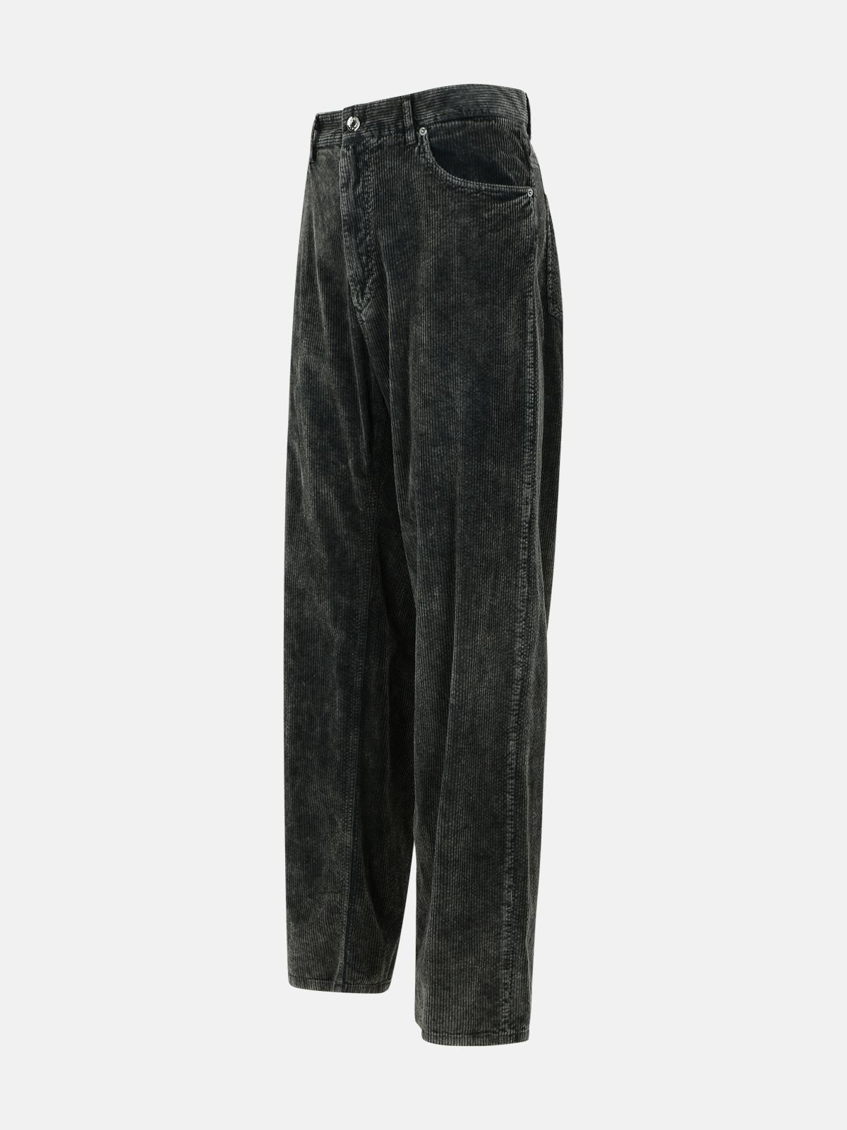 BLACK COTTON TROUSERS - 2