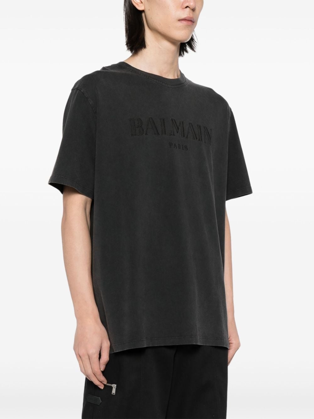 vintage Balmain embroidery T-shirt - 3
