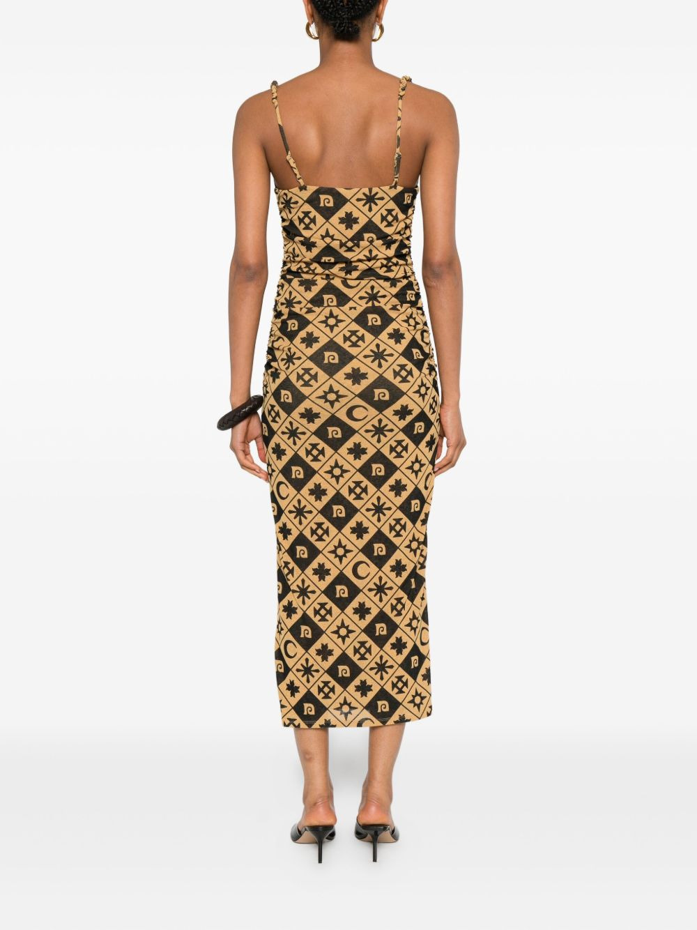 ruched midi dress - 4