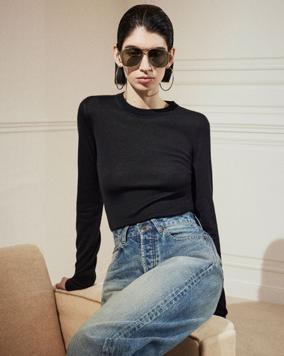 SAINT LAURENT sweater in cashmere, wool and silk outlook
