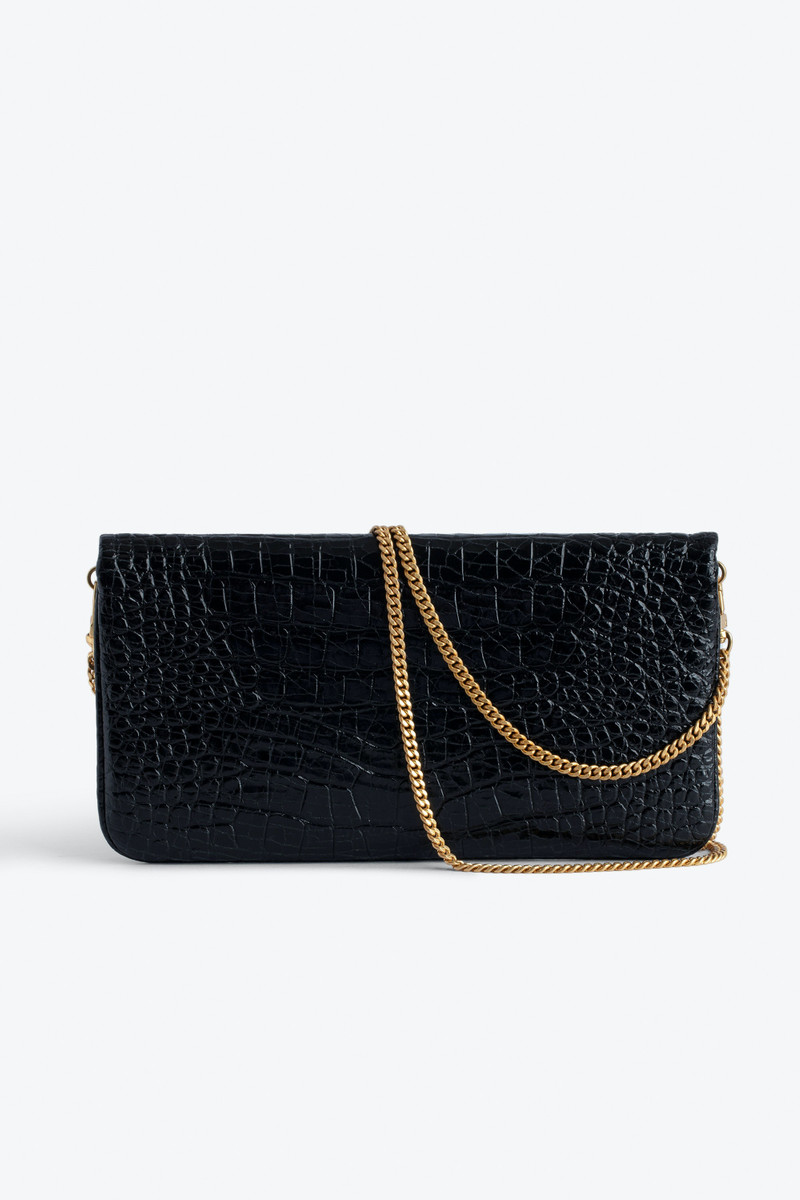 Zadig & Voltaire Rock Embossed Clutch outlook