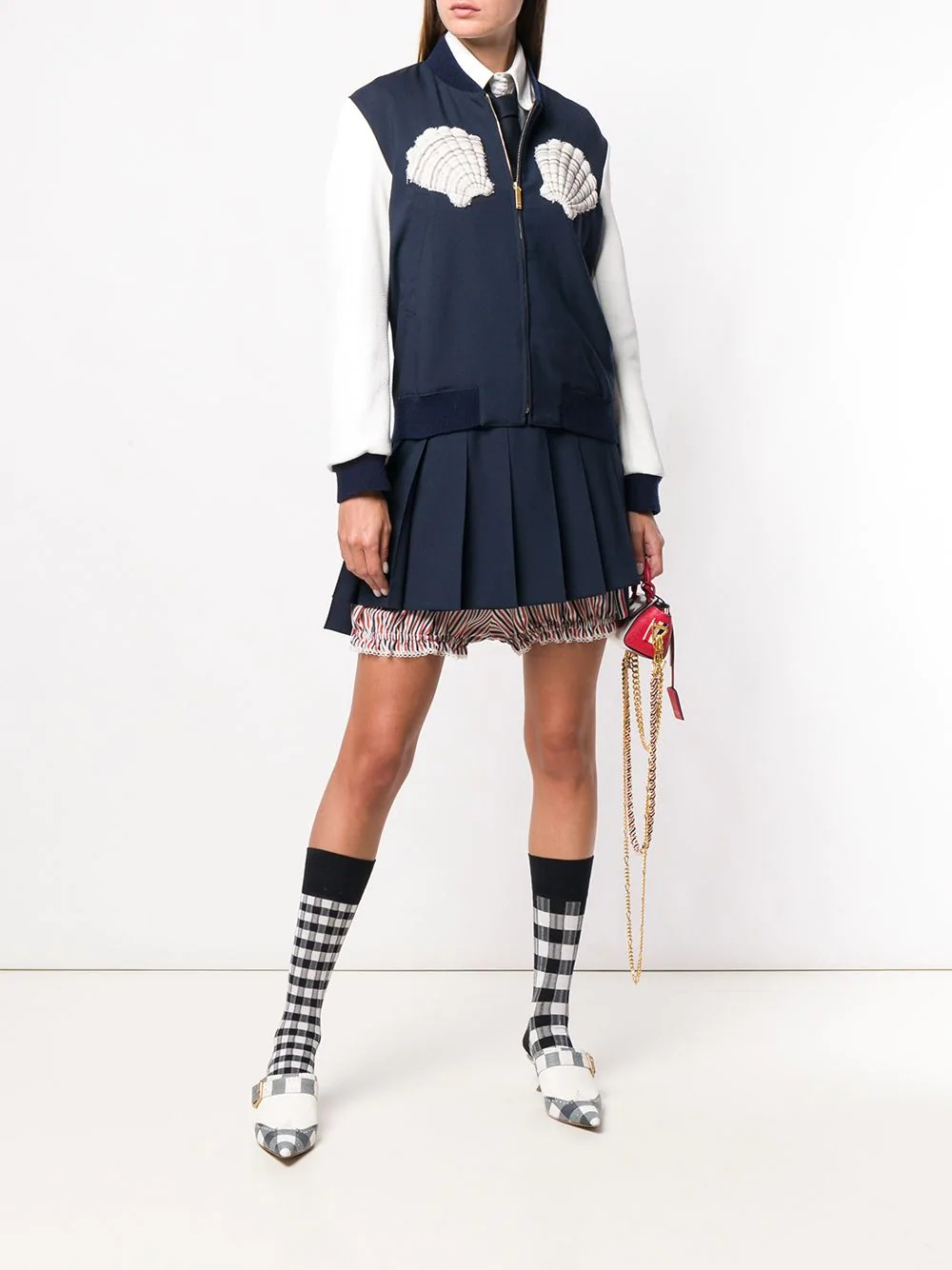 Deerskin Sleeves Varsity Jacket - 2