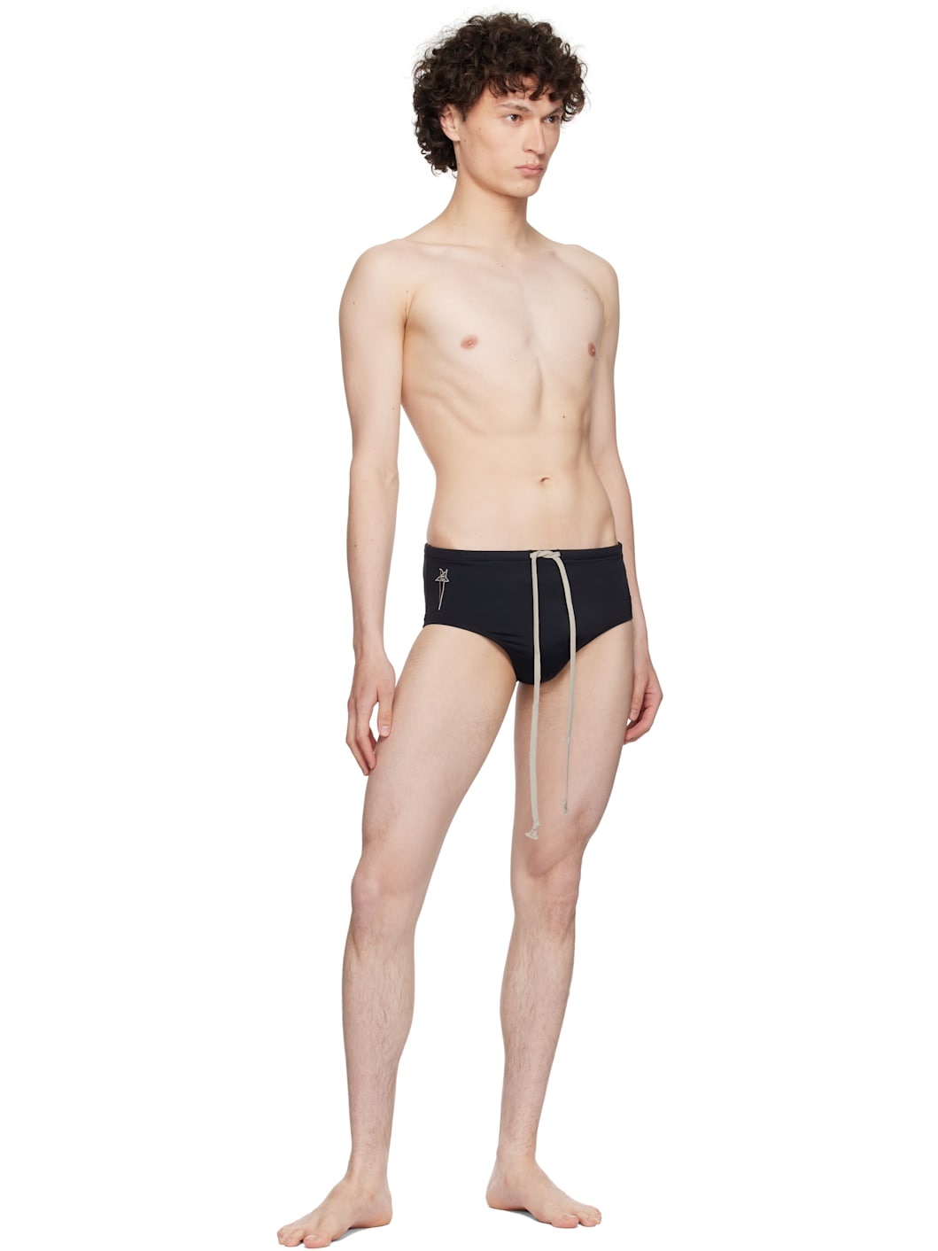 Black Champion Edition Jersey Swim Briefs - 4