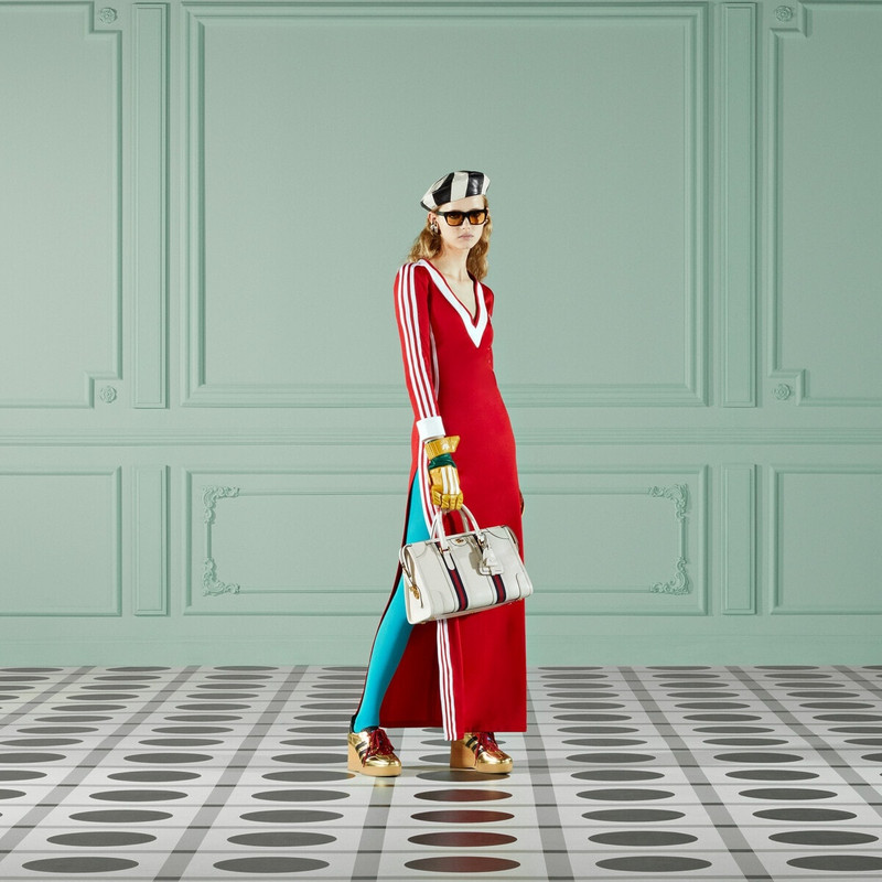GUCCI adidas x Gucci cotton jersey dress outlook