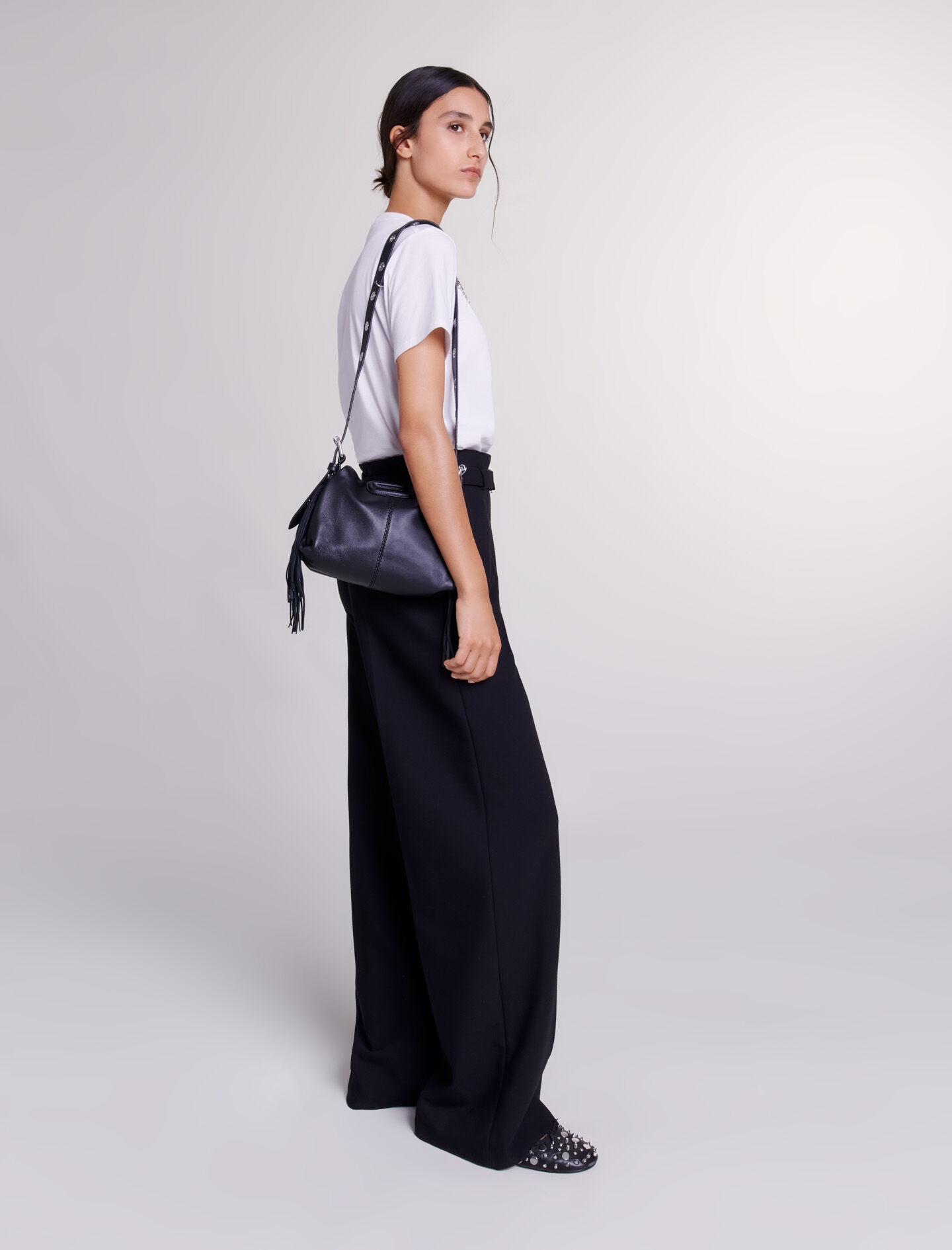 Wide belted trousers - 4