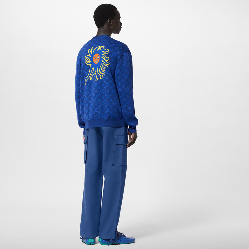 LV x YK Monogram Faces Knitted Cardigan 3