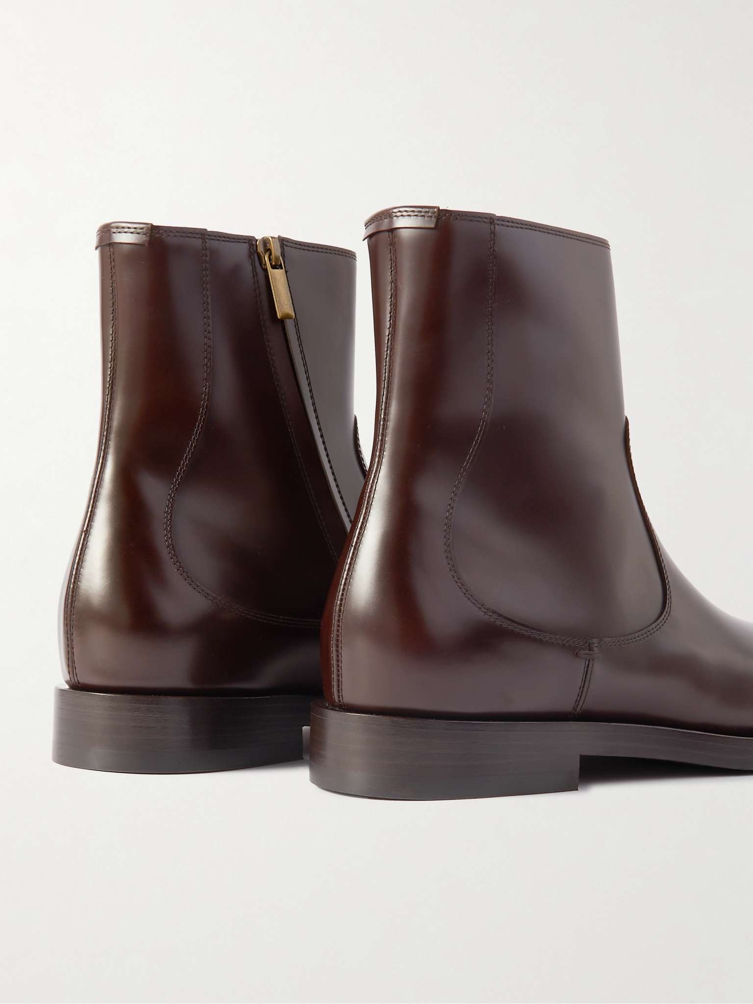 Leather Ankle Boots - 5