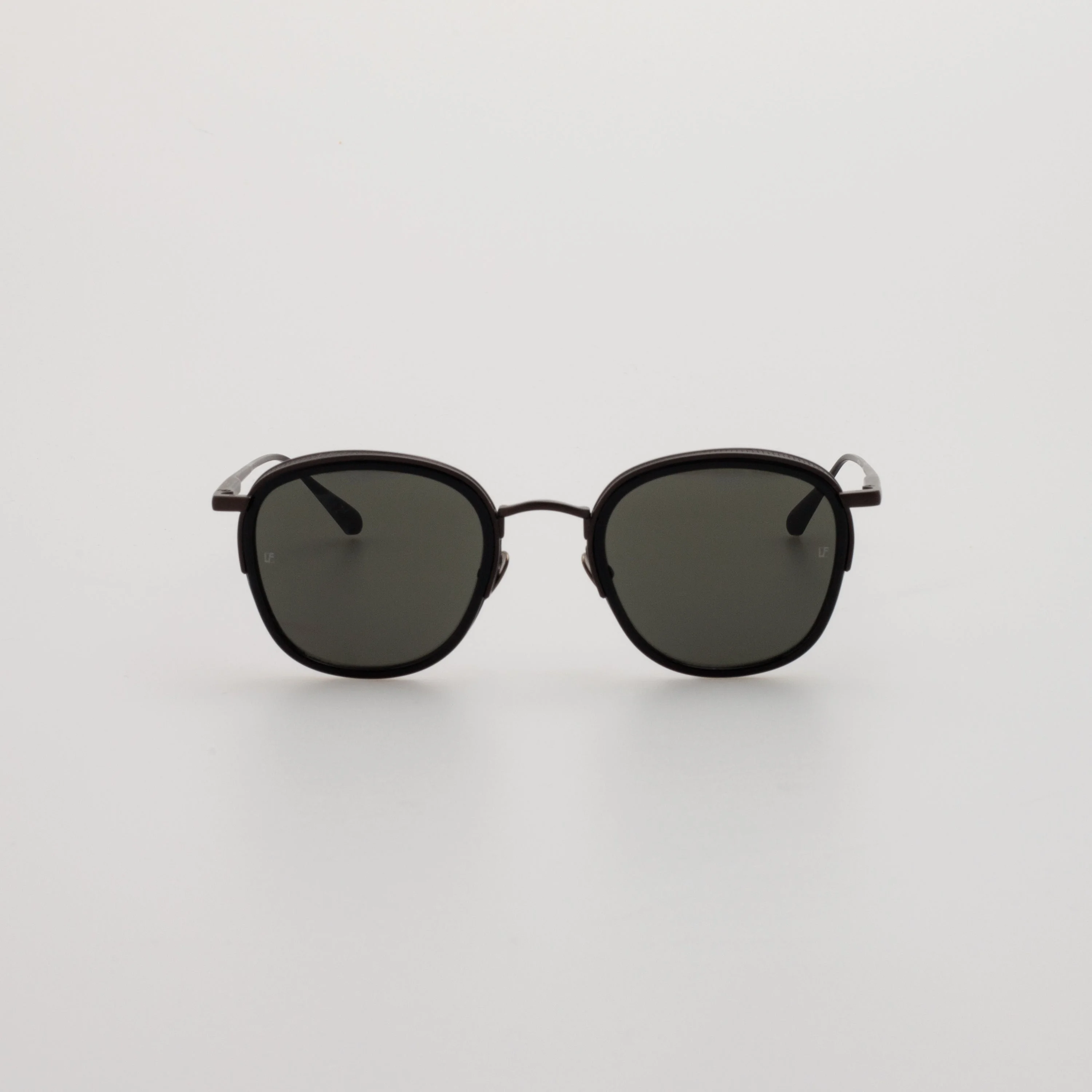 Aldrin Sunglasses in Black and Matt Nickel - 1