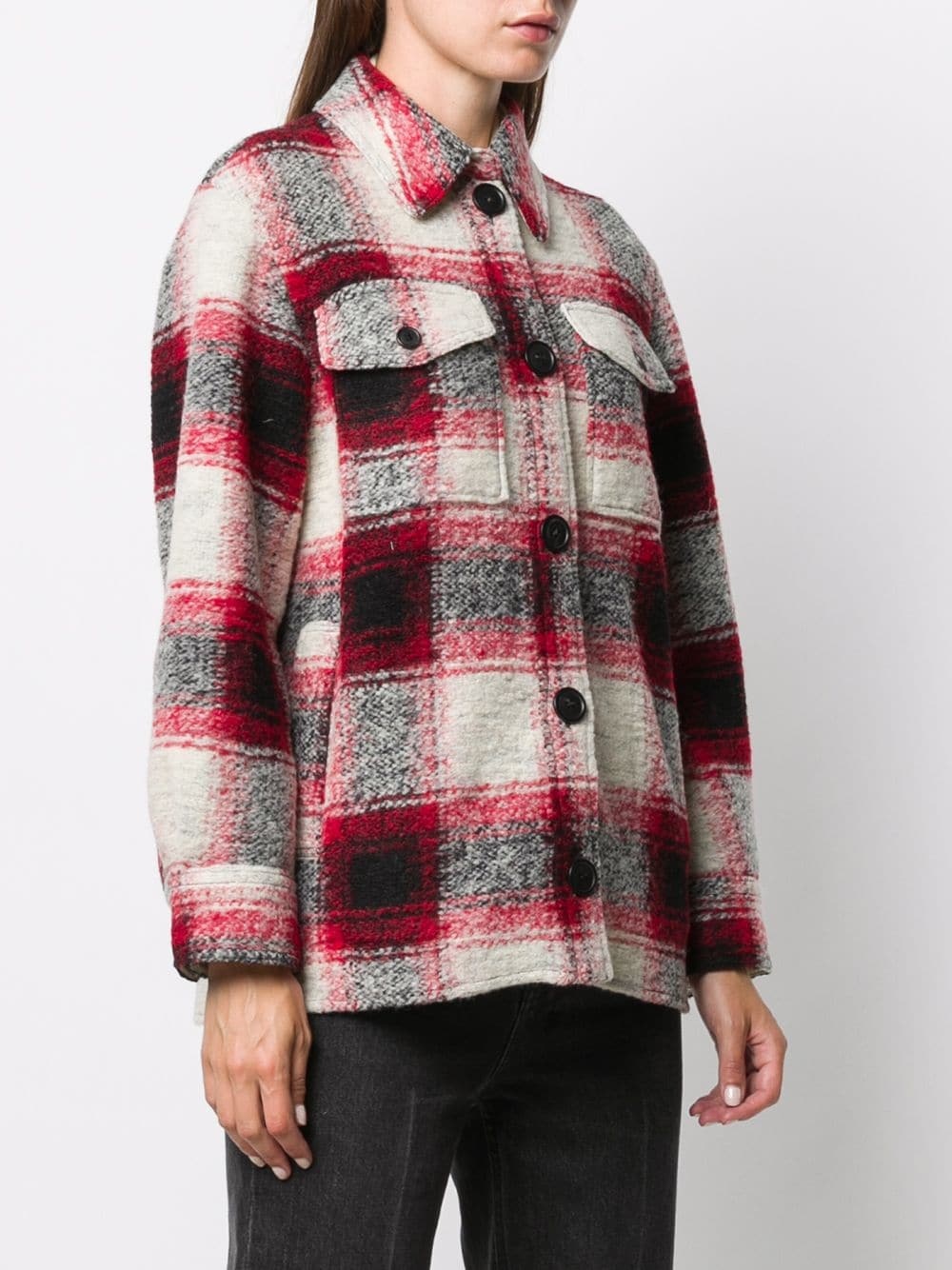 Gaston plaid shirt jacket - 3