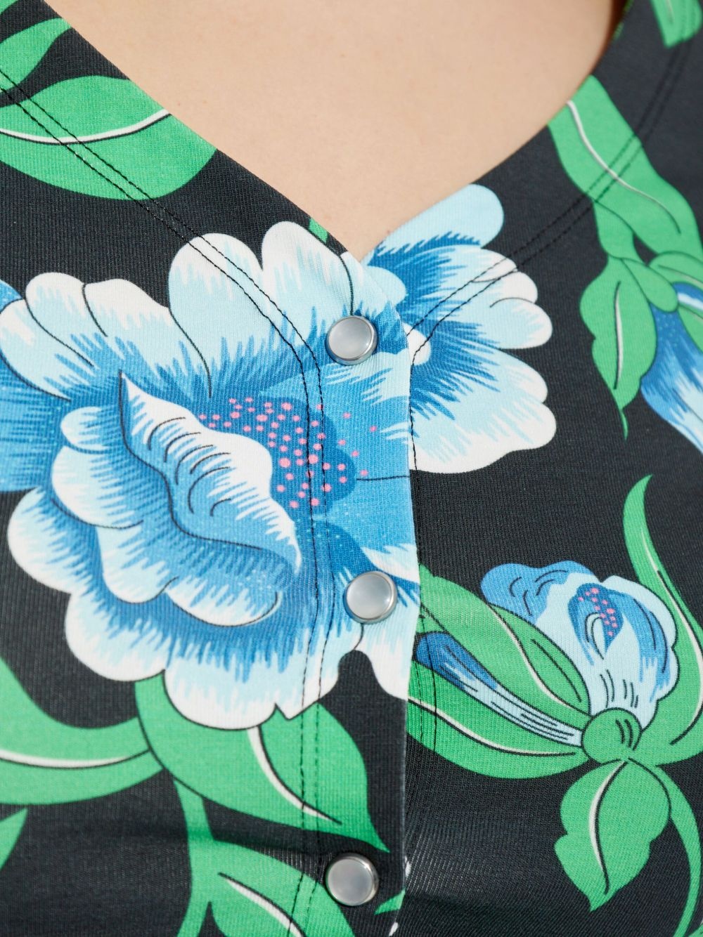 floral-print top - 5