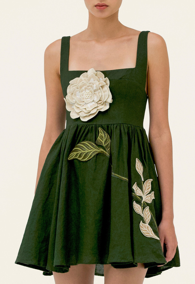 Hierbabuena Gardenia Mini Dress 7