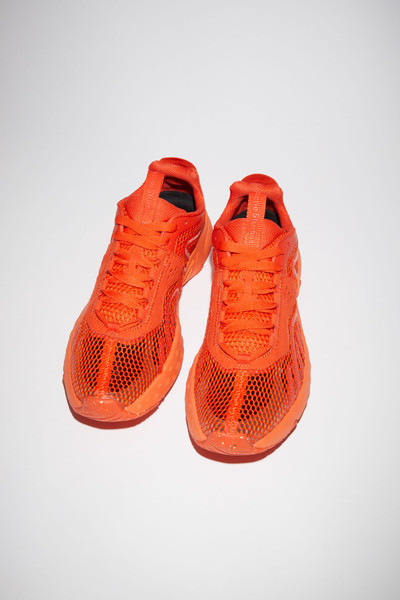 Acne Studios Lace-up sneakers - Mandarin orange outlook